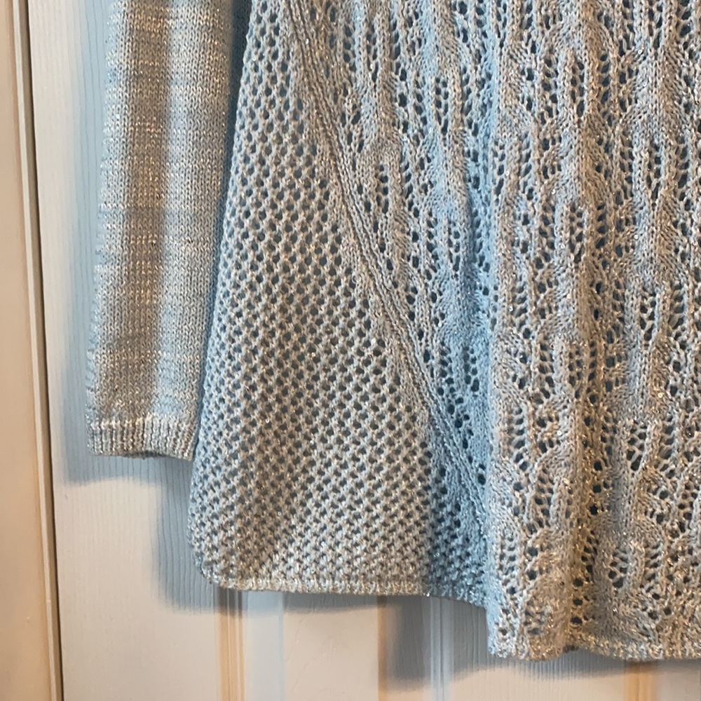 Preswick & Moore PM Crochet Sweater w/Sparkle - Picture 7 of 9